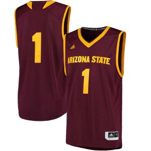 Arizona State Sun Devils Maroon Basketball Jersey